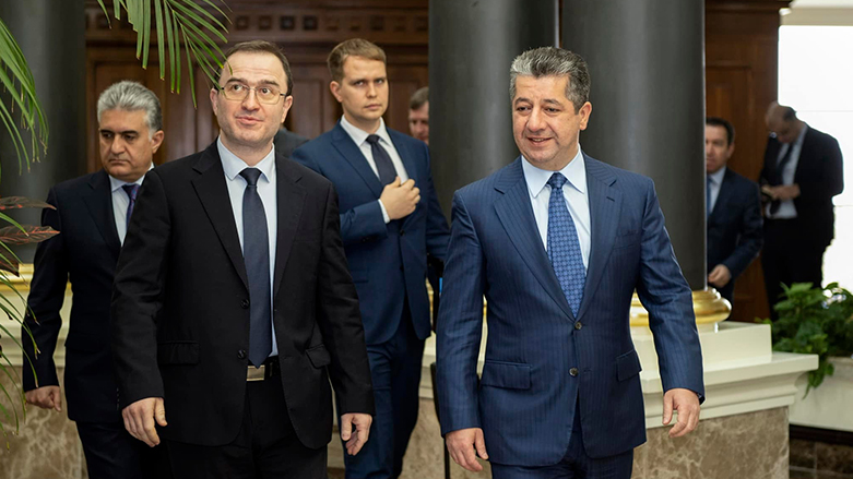 Mesrûr Barzanî ligel Balyozê Rûsya li Iraqê civiya